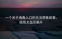 一个关于海角入口的无法想象故事，结局太血压飙升
