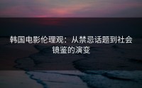 韩国电影伦理观：从禁忌话题到社会镜鉴的演变