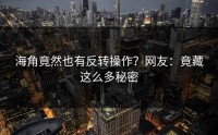 海角竟然也有反转操作？网友：竟藏这么多秘密