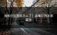 海角社区到底怎么了？这事让网友都震惊