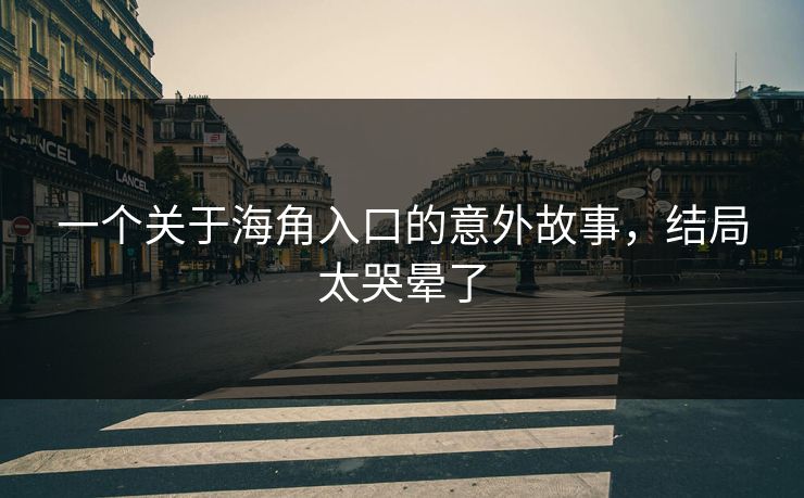 一个关于海角入口的意外故事，结局太哭晕了